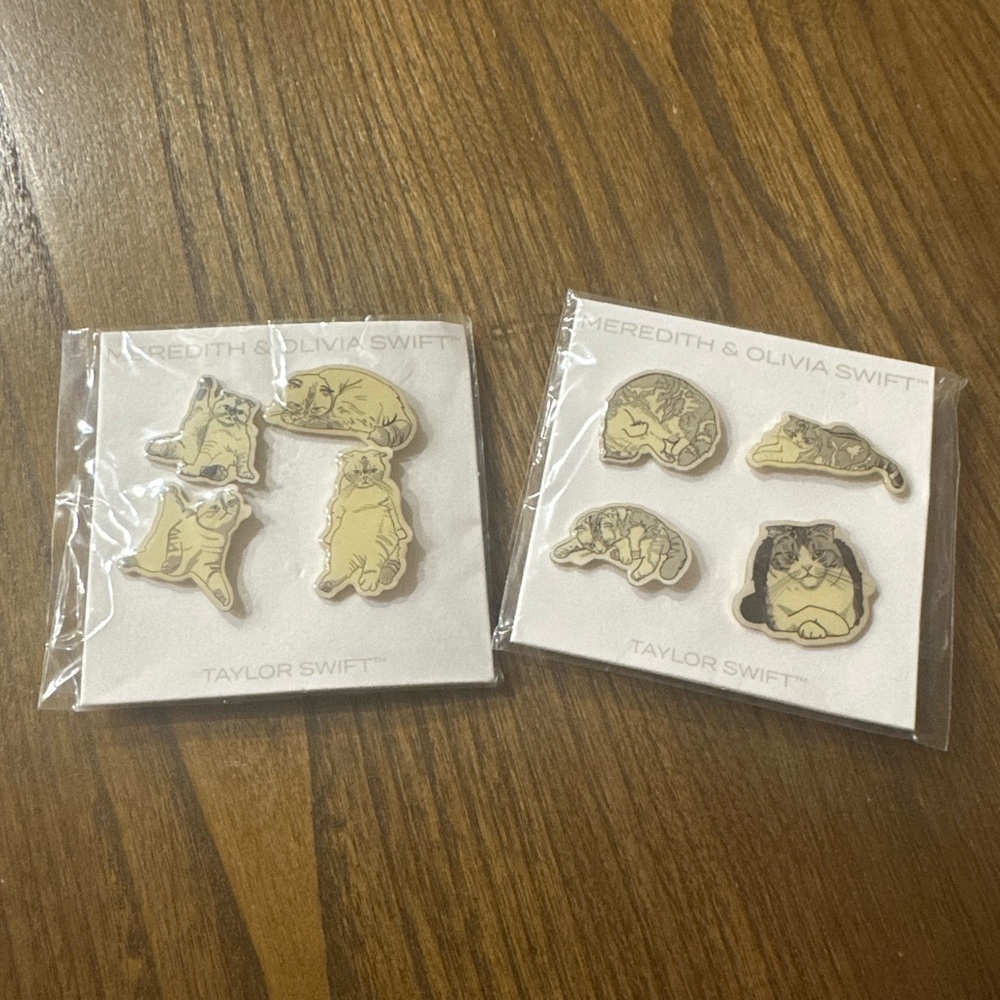 Taylor Swift Cat Enamel Pin Collection - Meredith & Olivia Swift